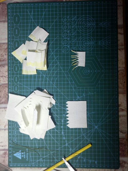 皱纹纸铃兰花 第5步