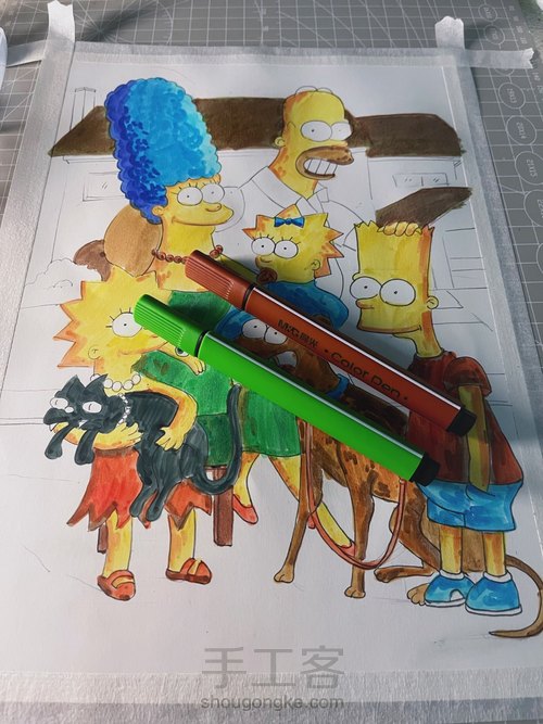 趣味版 相亲相爱一家人👨👩👧👧 第6步