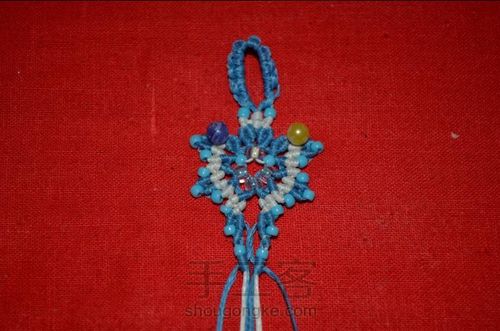 雪花飘飘❄❄手链 第11步