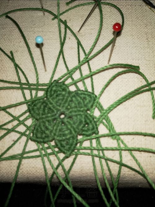 六瓣花托 第12步