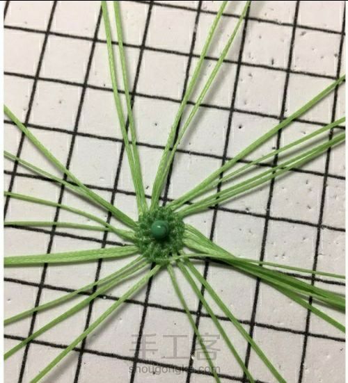 六瓣花托 第9步