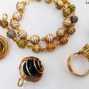 无孔珠子绕线，超级简单又好看