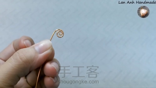 无孔珠子绕线，超级简单又好看 第5步