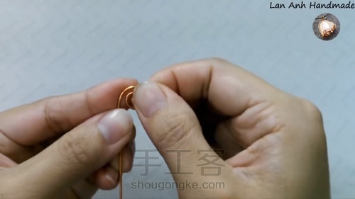 无孔珠子绕线，超级简单又好看 第7步