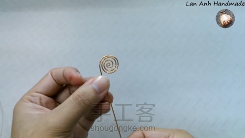 无孔珠子绕线，超级简单又好看 第8步