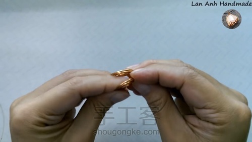 无孔珠子绕线，超级简单又好看 第11步