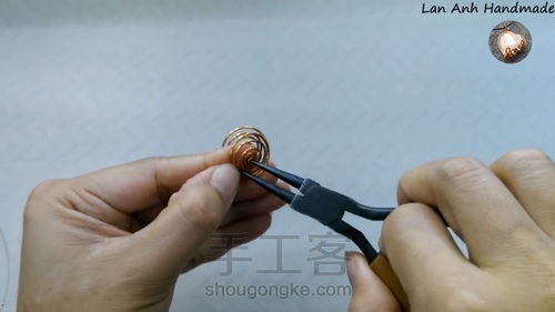 无孔珠子绕线，超级简单又好看 第12步