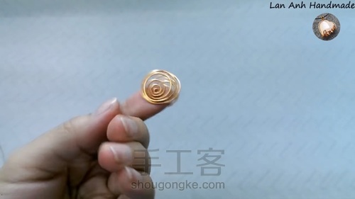 无孔珠子绕线，超级简单又好看 第13步