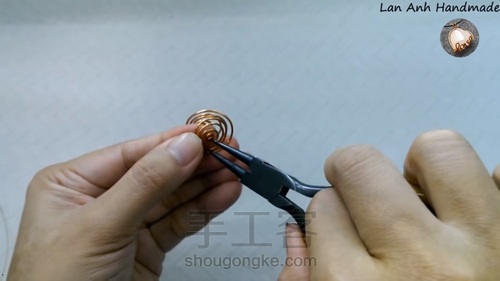 无孔珠子绕线，超级简单又好看 第14步