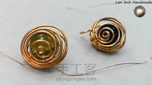 无孔珠子绕线，超级简单又好看 第18步