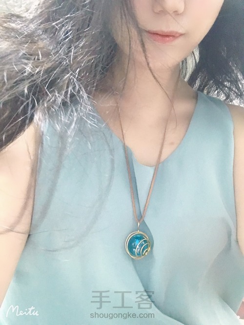 无孔珠子绕线，超级简单又好看 第26步