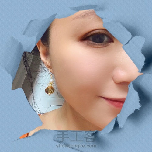 绕线皇冠耳环，非常可爱的风格 第17步