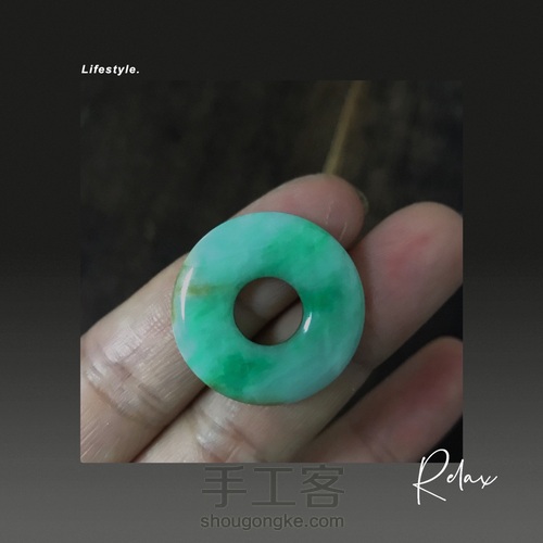 平安扣绕线改造，半重工欧美风 第2步