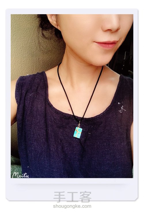 方形石十字绕线 包金艺术绕线 第14步