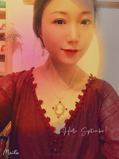 意大利贝雕卡梅奥绕线吊坠设计2 第29步