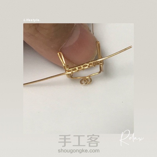 夹镶碧玺方形切面珠吊大溪地巴洛克珍珠 第7步