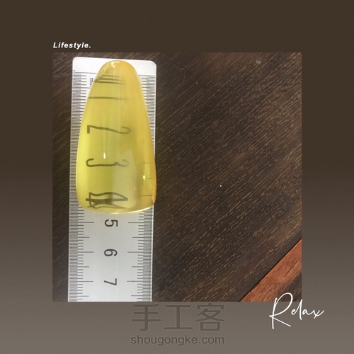 厚料金珀绕线吊坠简约大气 第2步