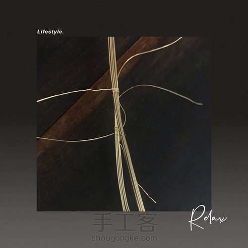 厚料金珀绕线吊坠简约大气 第7步