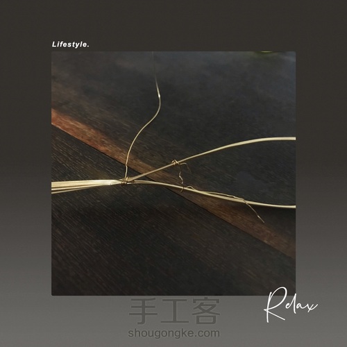 厚料金珀绕线吊坠简约大气 第8步