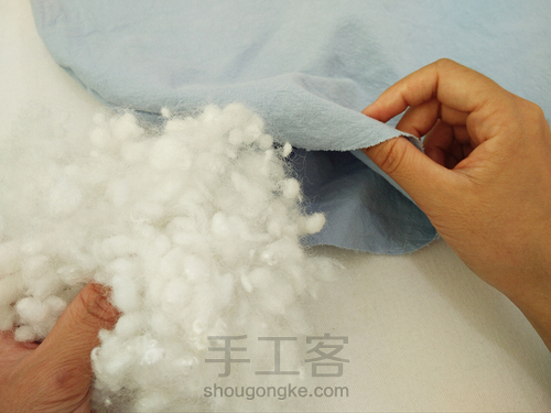 天气转凉，给喵和汪缝暖暖的窝 第3步