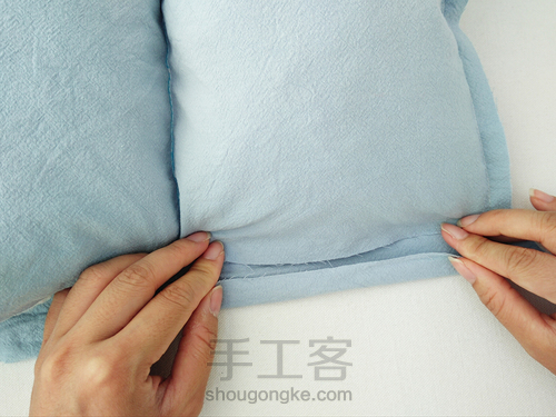 天气转凉，给喵和汪缝暖暖的窝 第14步