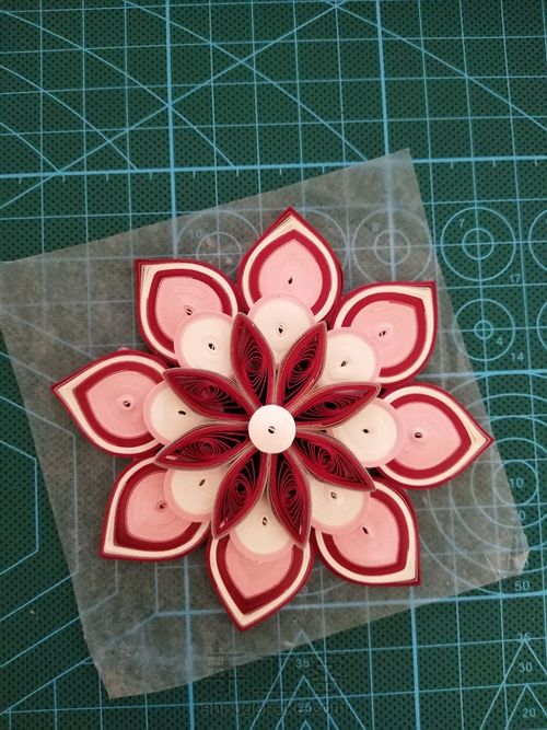 曼陀罗花团 第6步