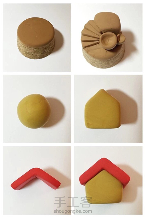 粘土制作迷你花园
