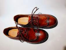 手工鞋☞英伦复古风女士小皮鞋