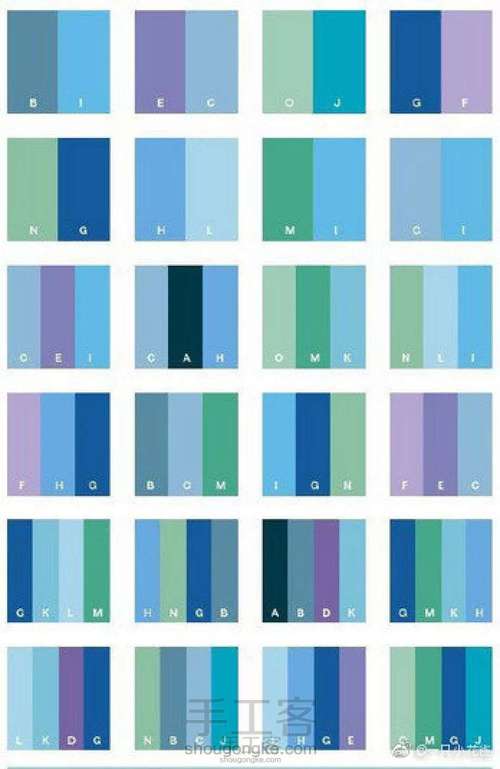 各处搬运的配色图 第32步