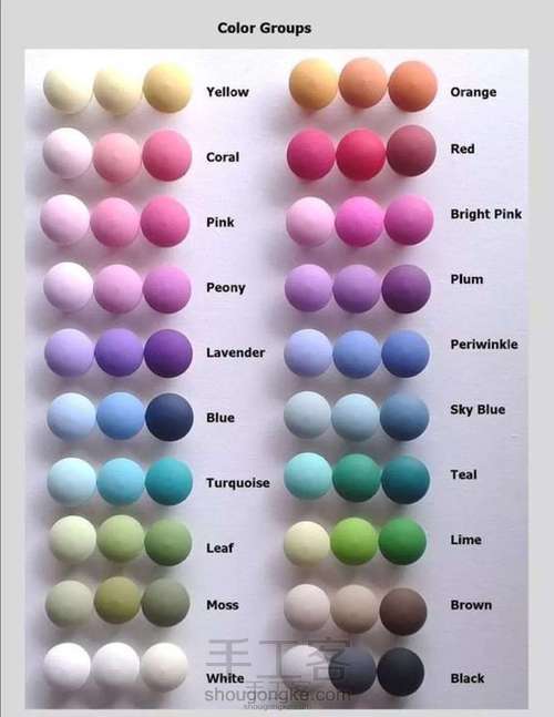 各处搬运的配色图 第34步