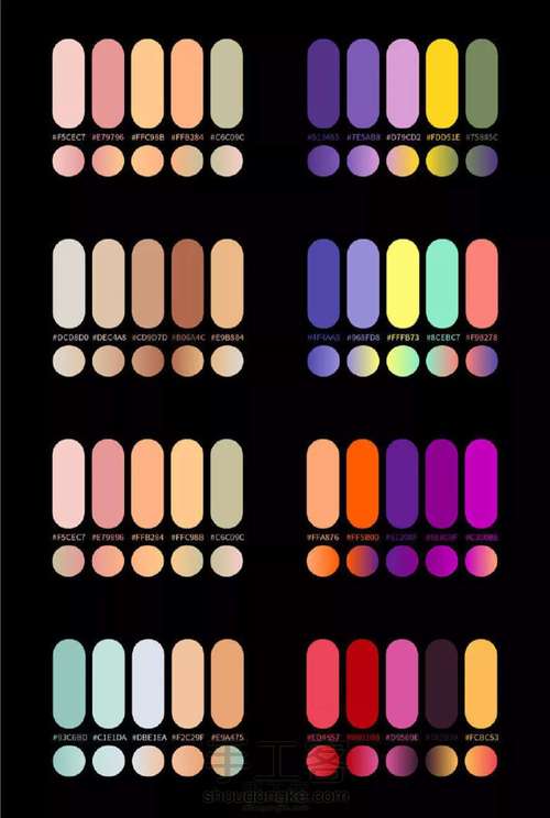 各处搬运的配色图 第43步