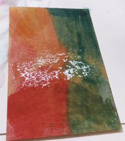 手工簡易扎染 第8步