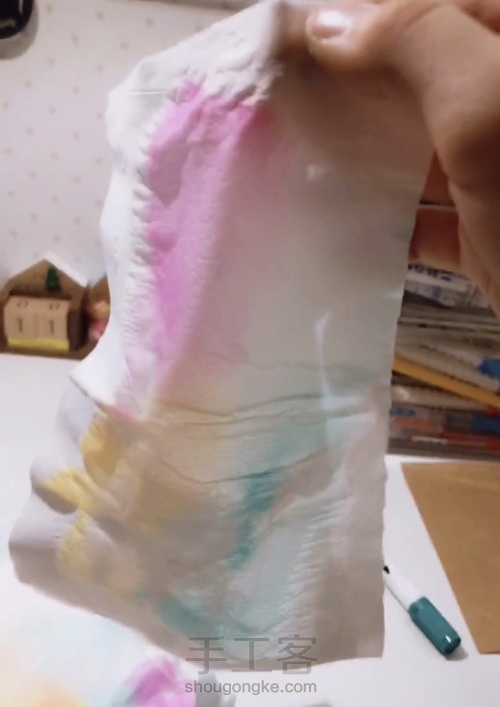 手工簡易扎染 第10步