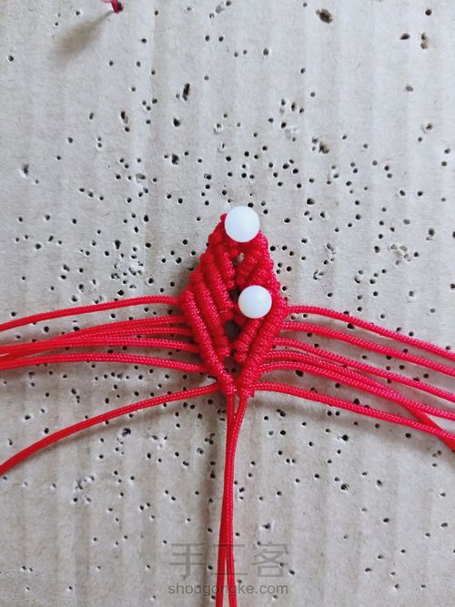 枫叶书签 第10步