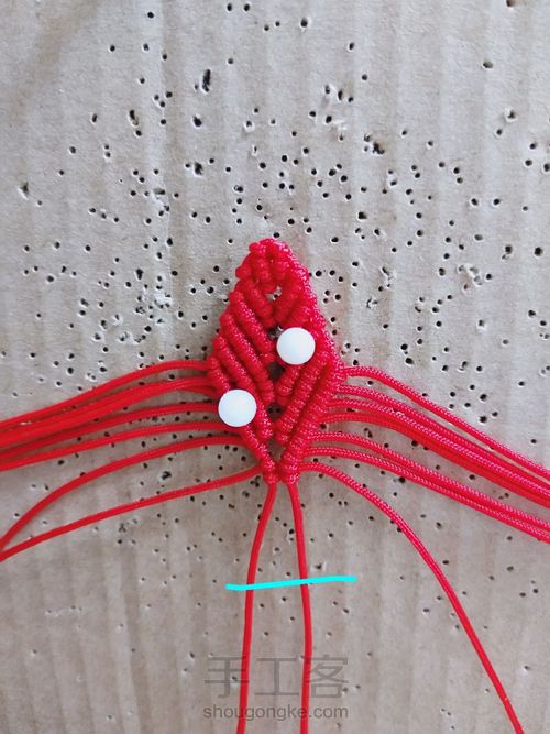 枫叶书签 第12步