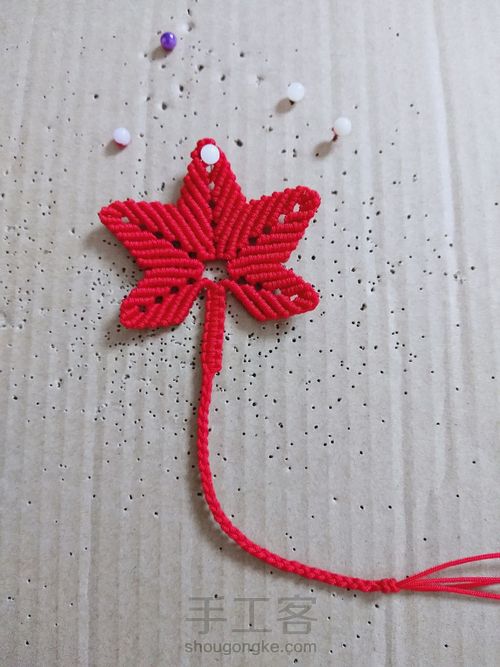 枫叶书签 第38步