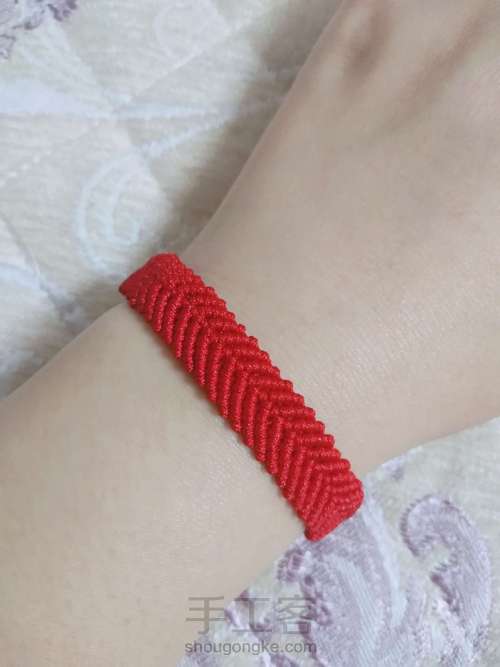 简约宽手绳 第16步