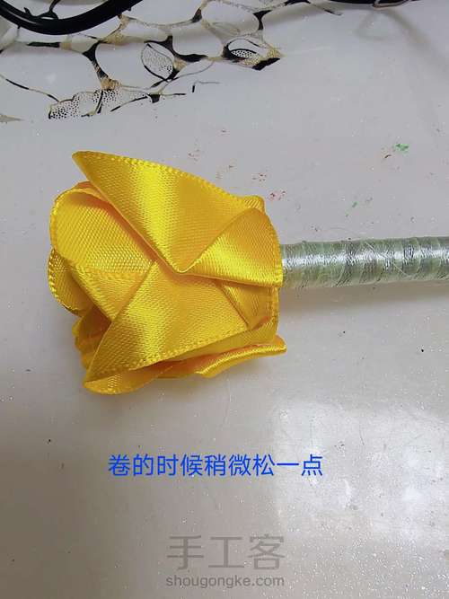 玫瑰花笔 第10步