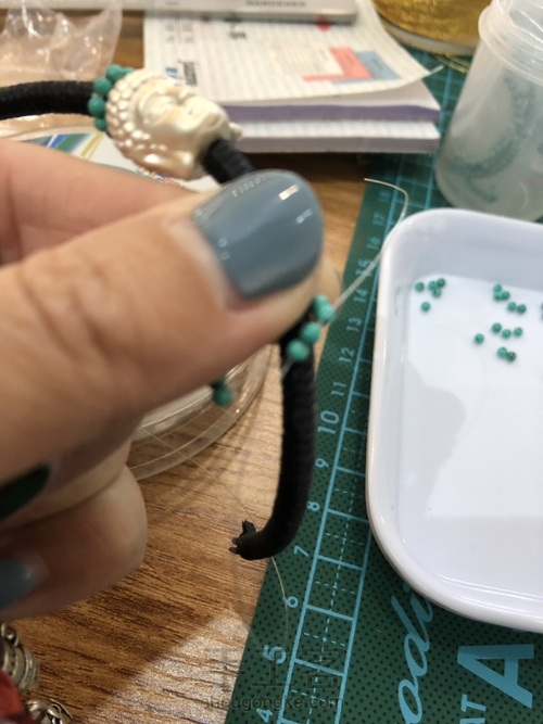 如何做珠子小线圈 第5步