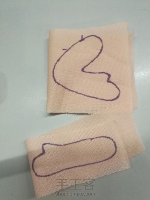 睡衣布娃娃 第1步