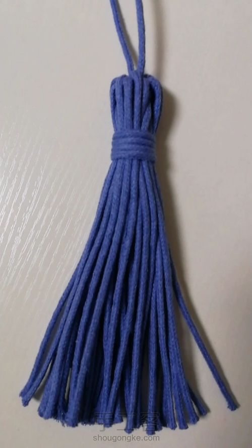 编织抽绳小包教程 第42步
