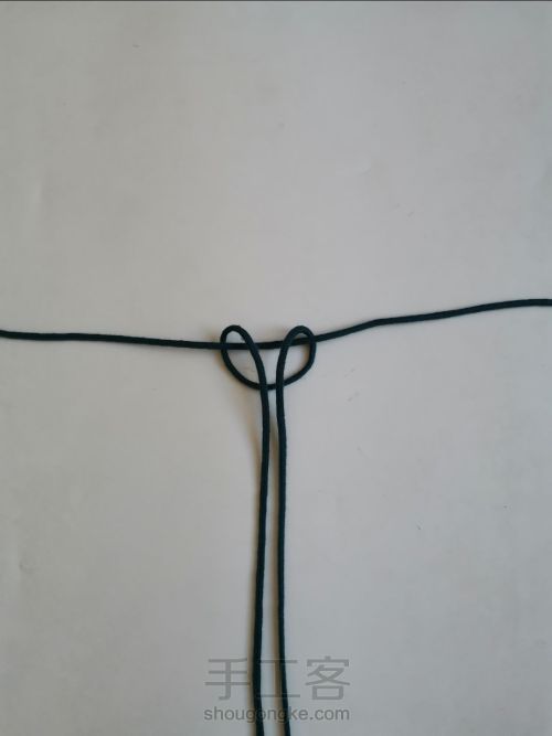 【云鹿】流苏手拿包 结绳艺术 小蜗牛编织社 原创设计编绳包包 第3步