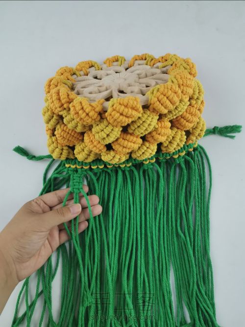结绳编织菠萝包包 第31步