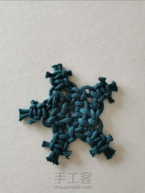 四款小星星 结绳教程合集 第18步