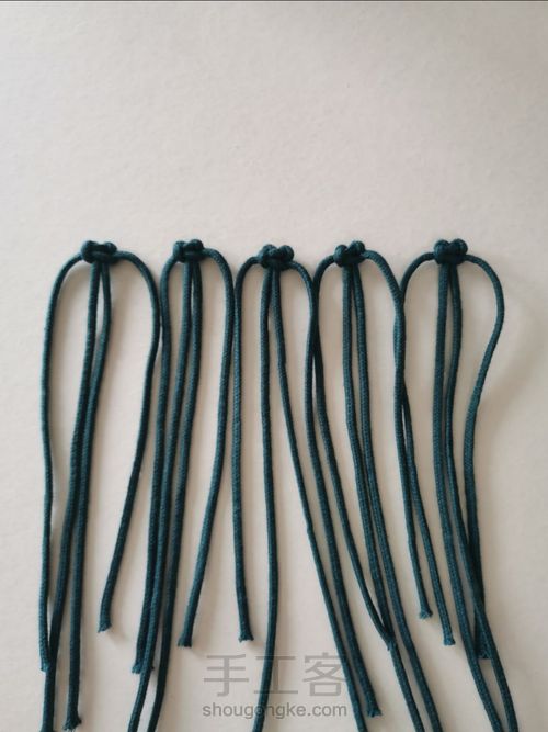 四款小星星 结绳教程合集 第22步