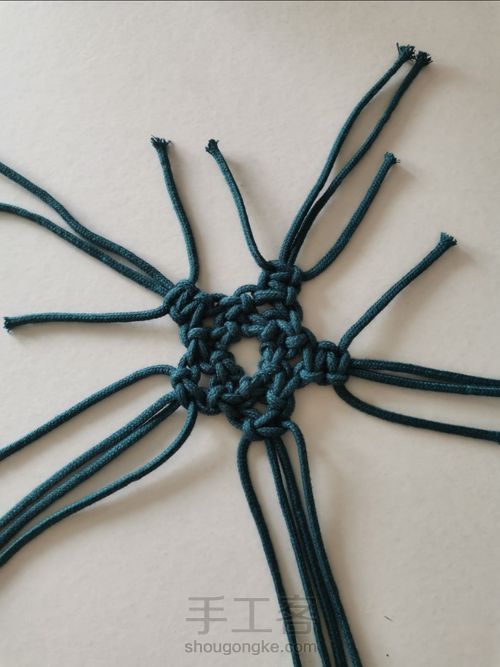 四款小星星 结绳教程合集 第28步