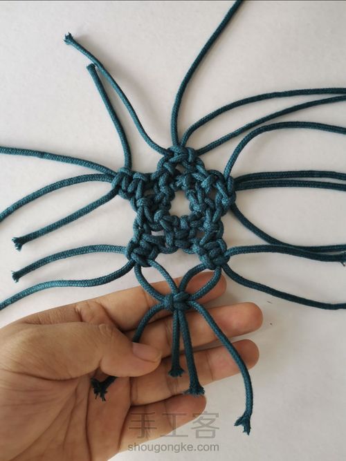 四款小星星 结绳教程合集 第30步