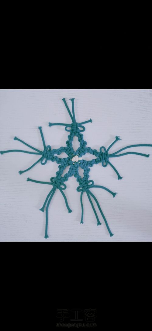 四款小星星 结绳教程合集 第46步