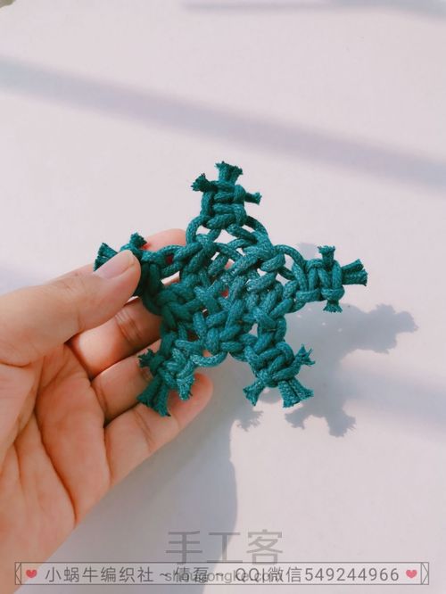 四款小星星 结绳教程合集 第6步