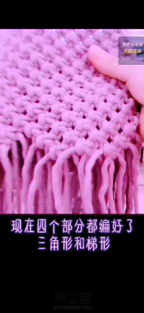 【紫盈】包包教程 编绳 手工编织新手入门简单漂亮 第15步